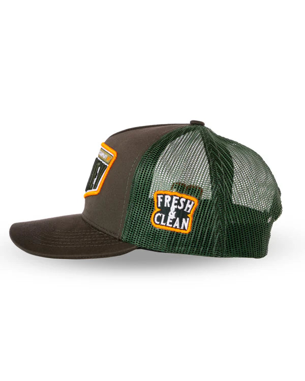 Lowkey gorra verde - trucker heritage