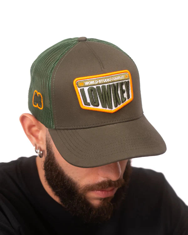 Lowkey gorra verde - trucker heritage