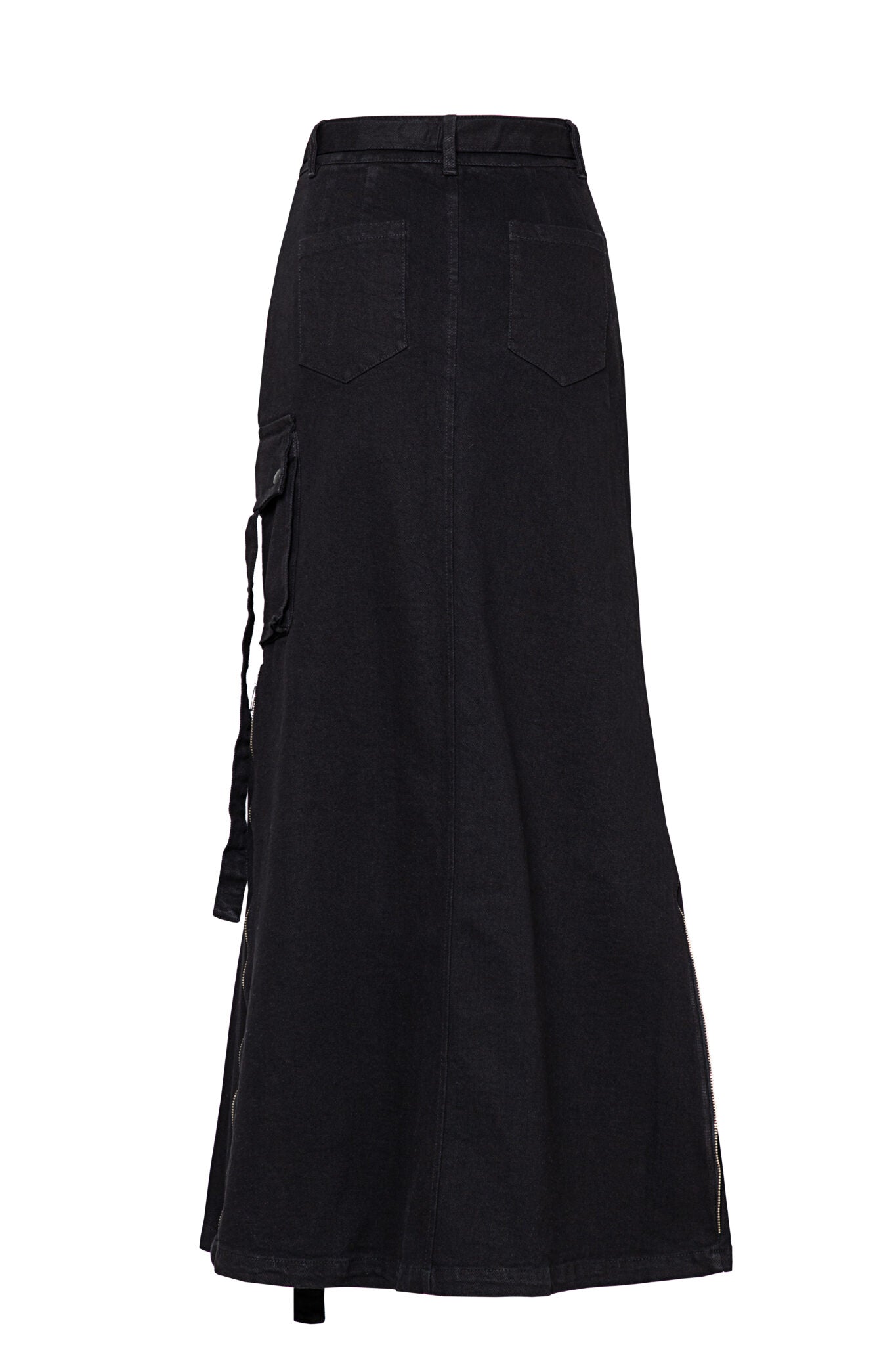 Do Over Lab coal maxi skirt