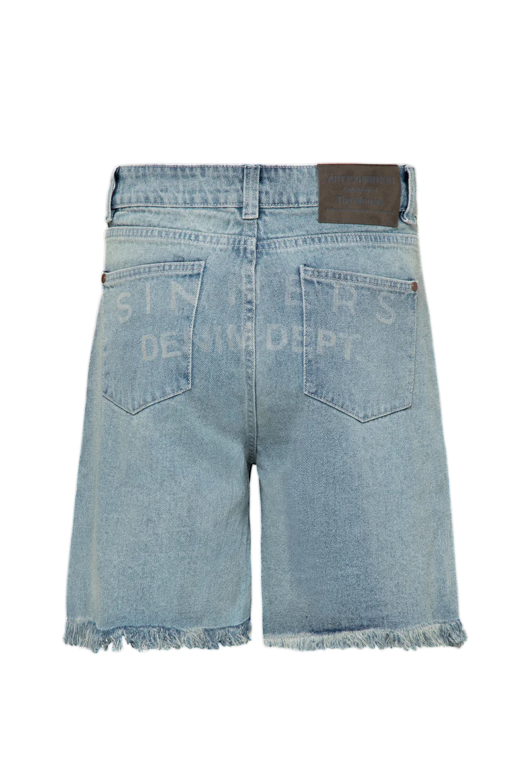 SINNERS LES MAÇONS DENIM SHORTS