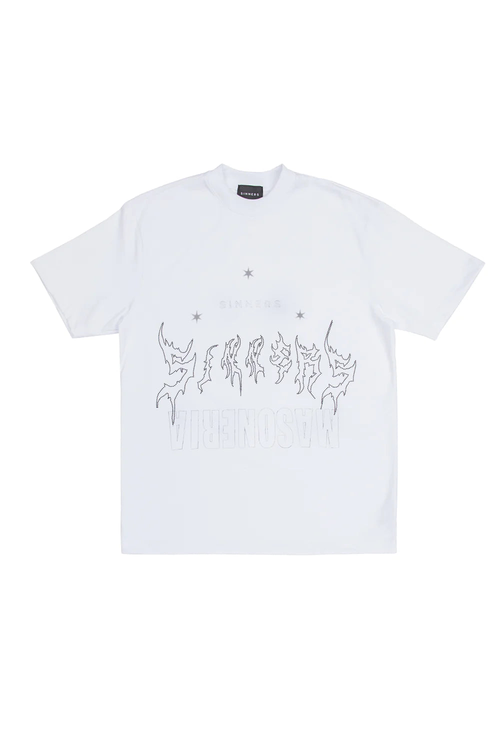 SINNERS LES FRANCS-MAÇONS WHITE T-SHIRT