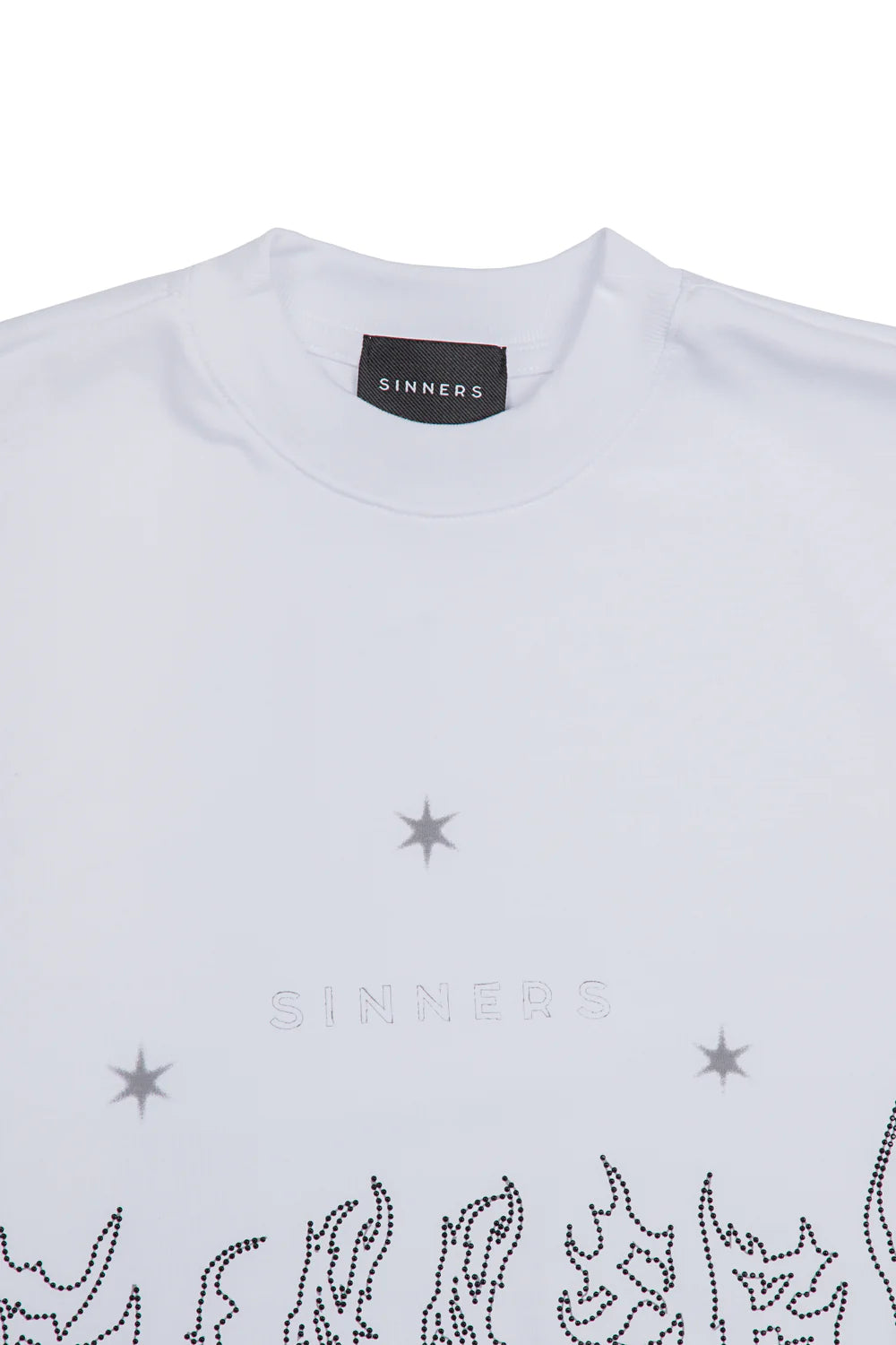 SINNERS LES FRANCS-MAÇONS WHITE T-SHIRT