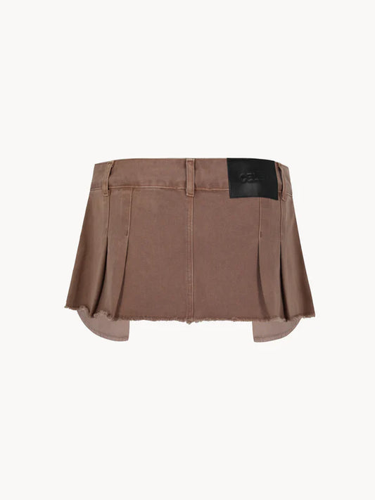 Celeit mini skirt brown CMINISKIRTBROWN