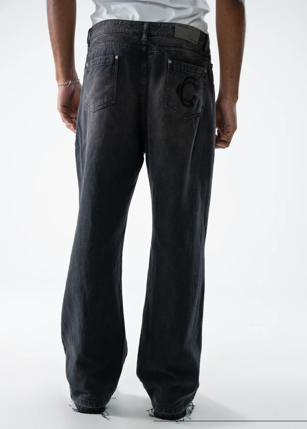 Crowncode jean flared - negro