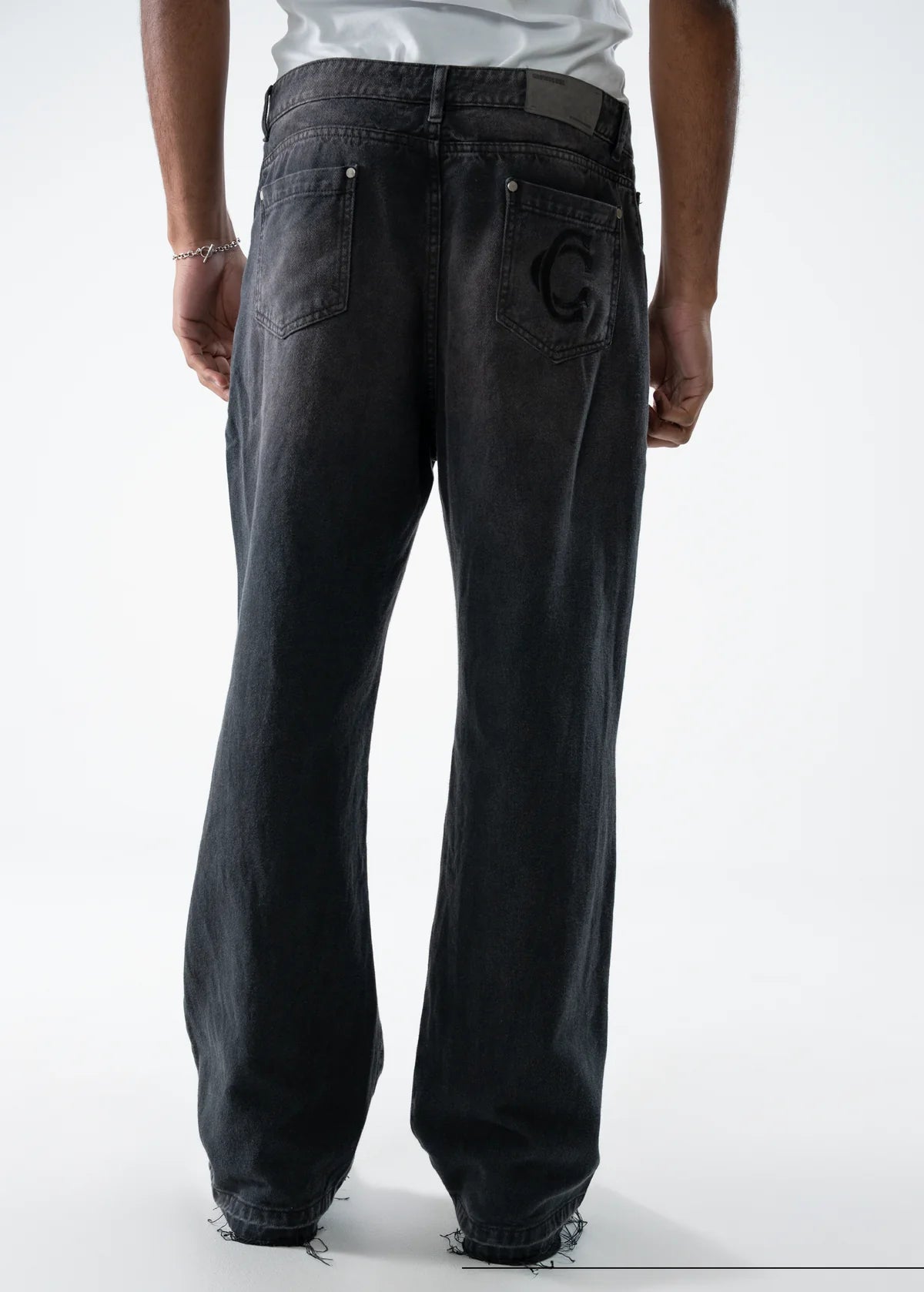 Crowncode jean flared - negro
