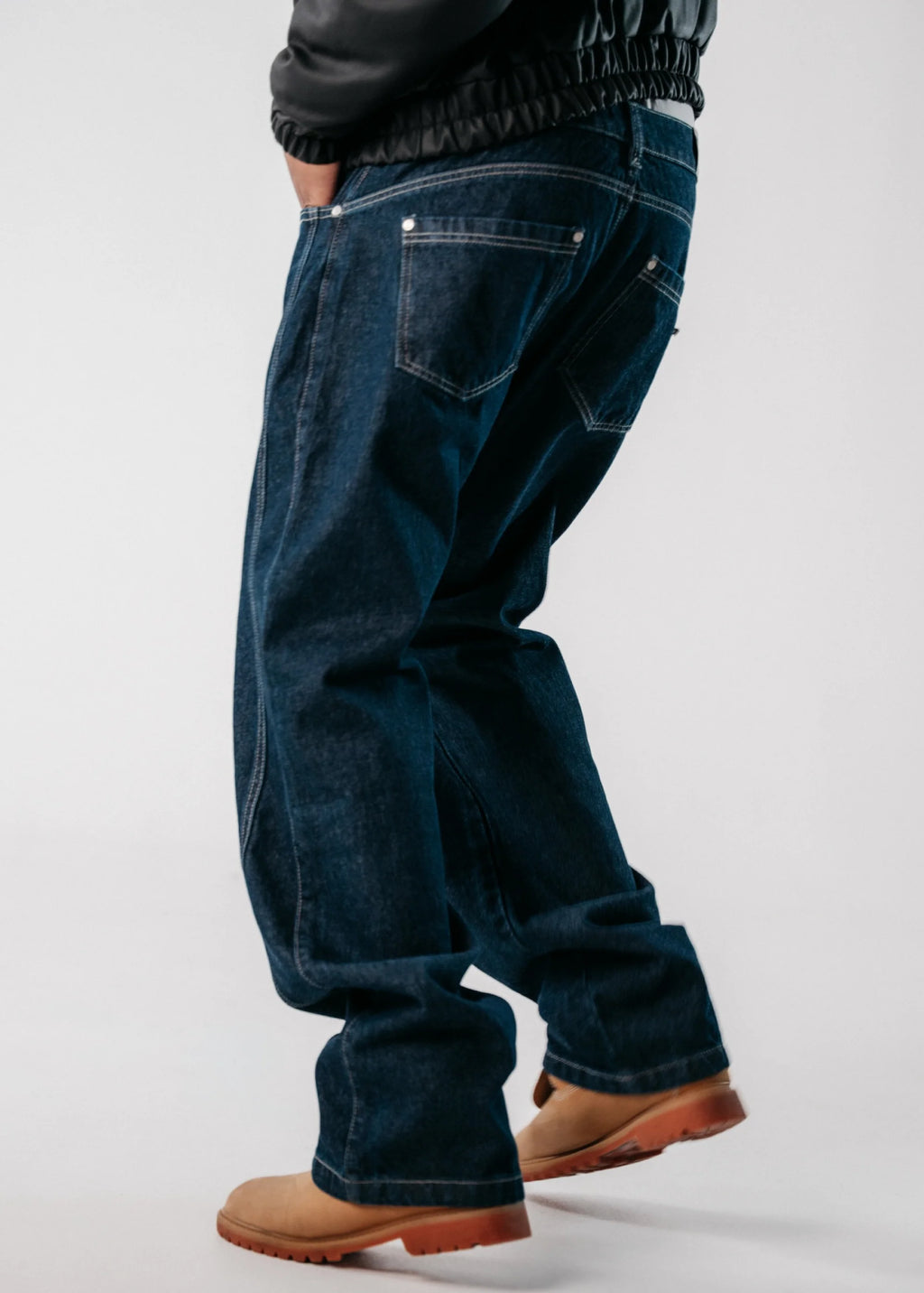 Crowncode side line jean - raw