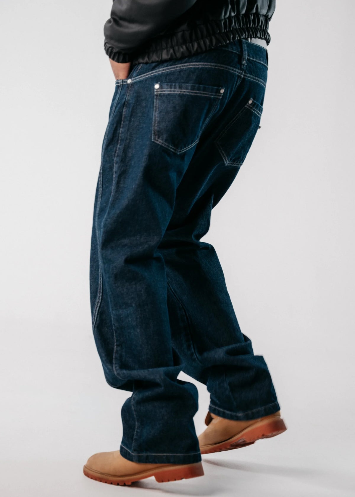 Crowncode side line jean - raw