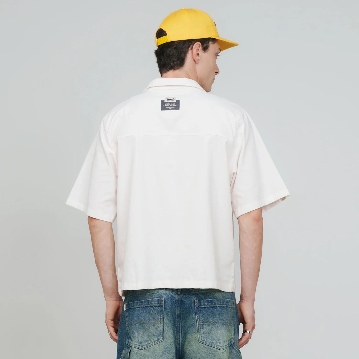 True midnight corduroy shirt - cream