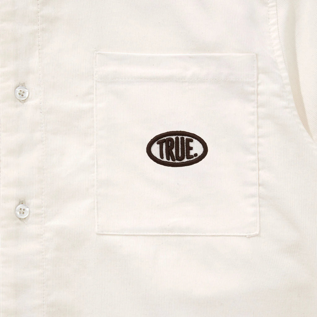 True midnight corduroy shirt - cream