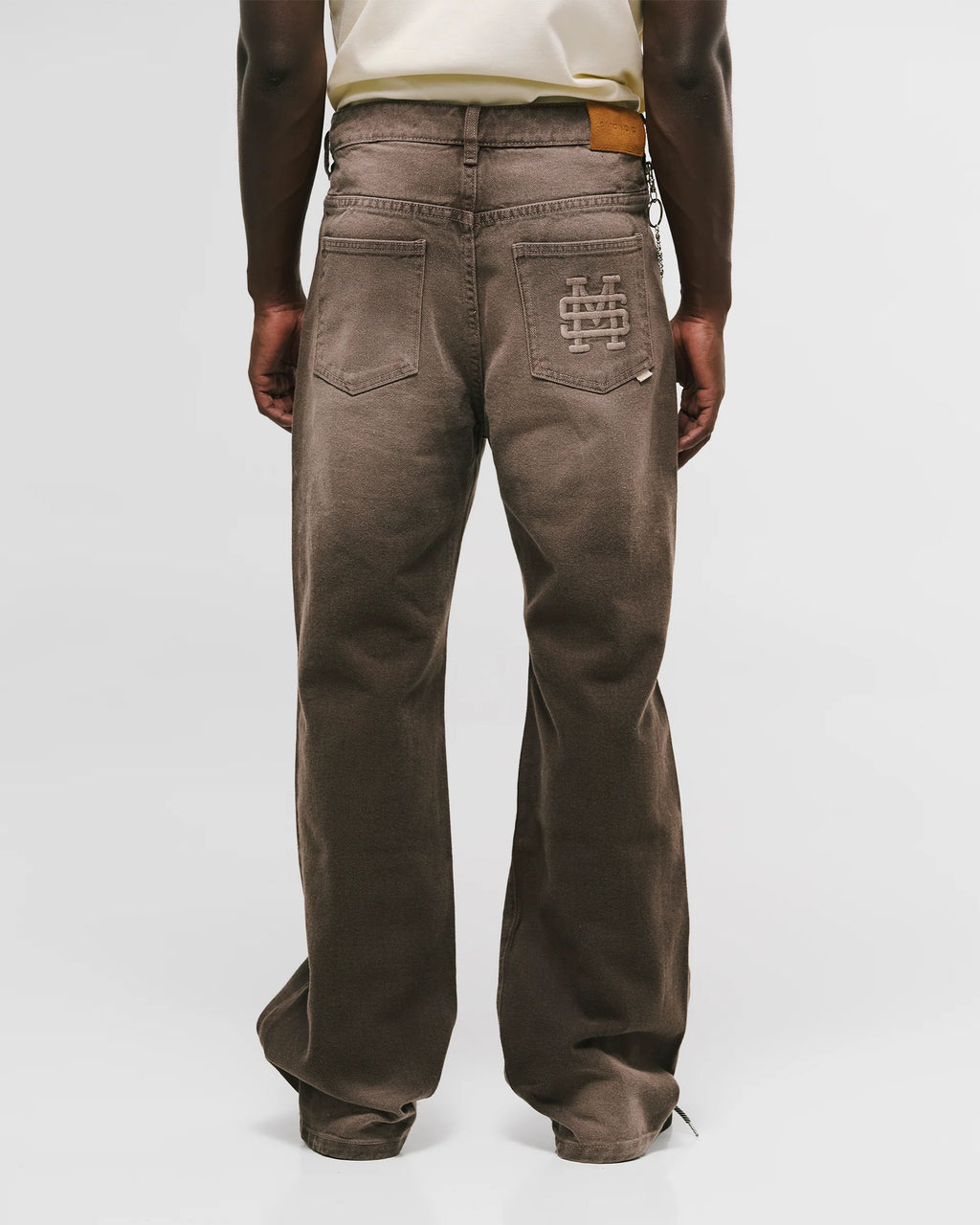Monoic Pocket Straight Pants – Café Desgastado