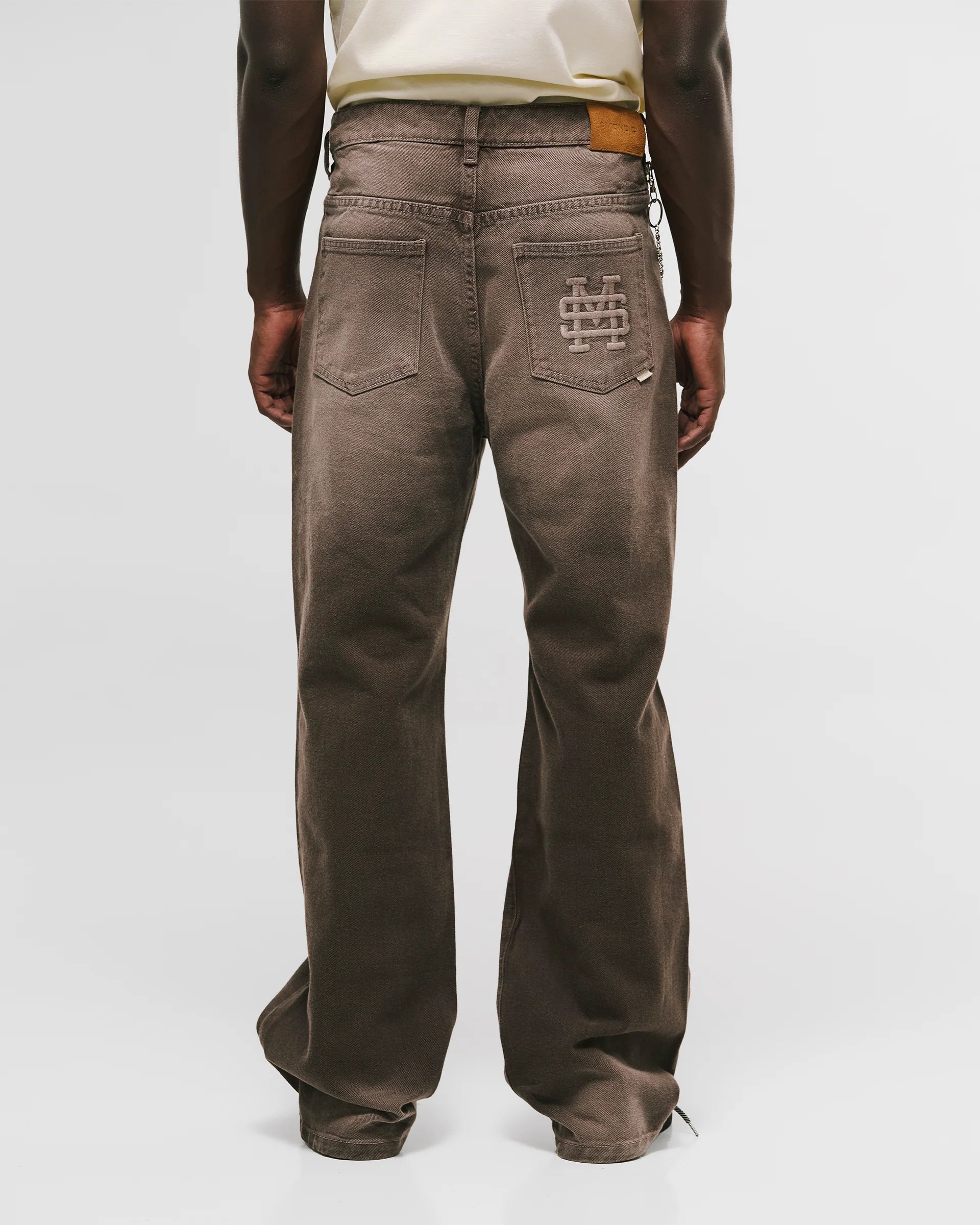 Monoic Pocket Straight Pants – Café Desgastado