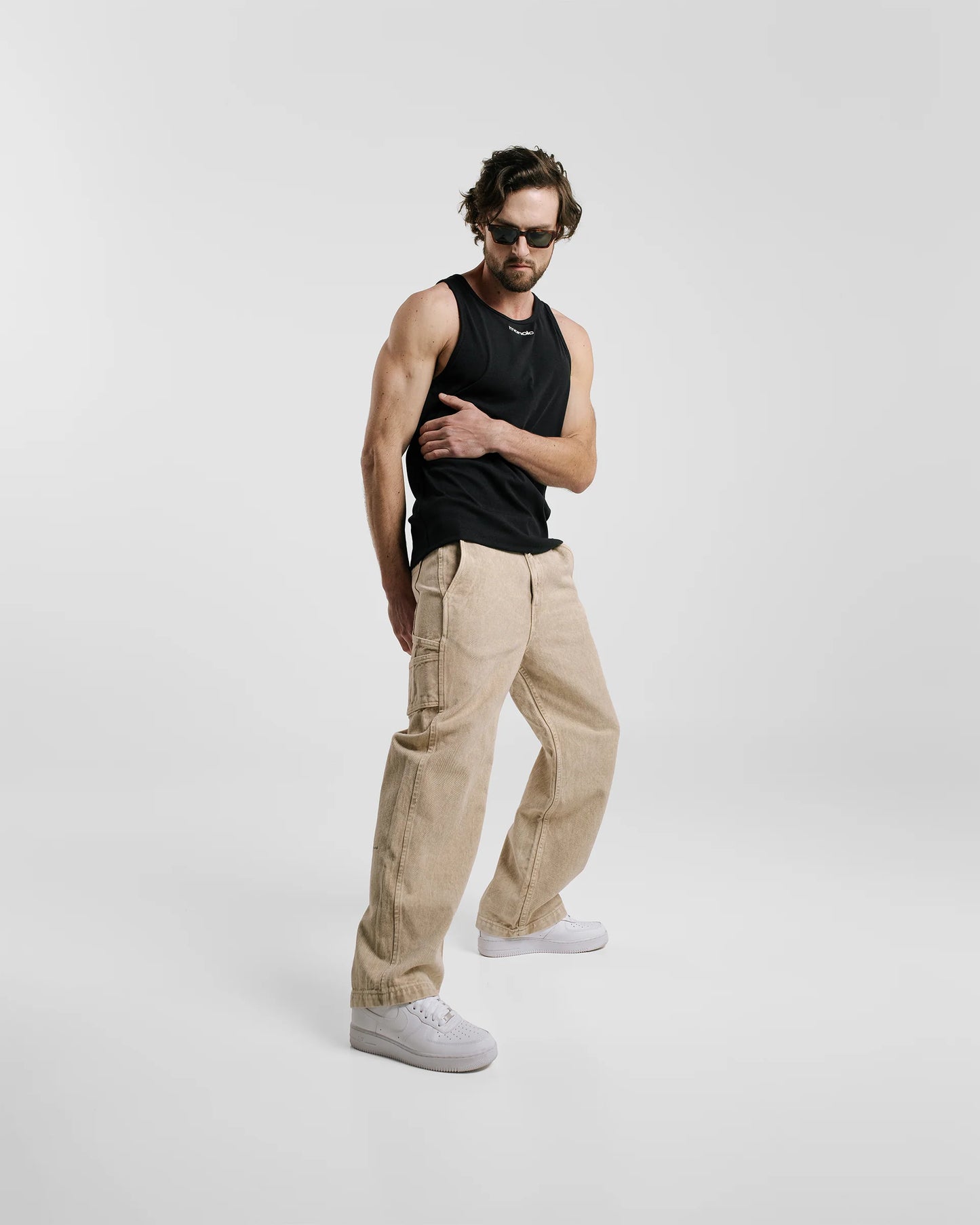 Monoic Work  Beige Pants