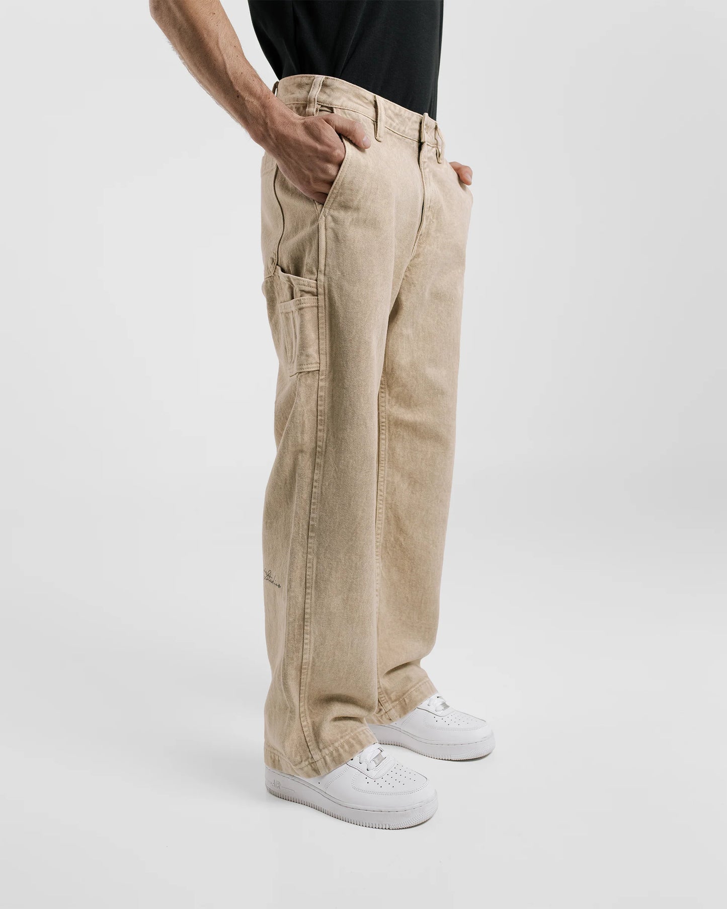 Monoic Work  Beige Pants