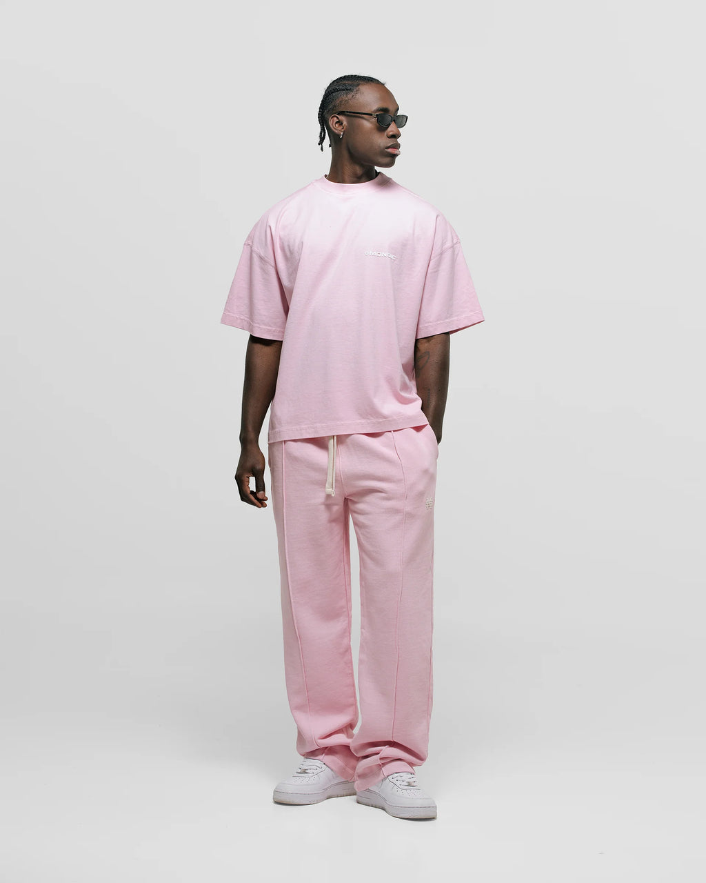 Monoic Camiseta Oversized Básica V3 - Rosado Pastel