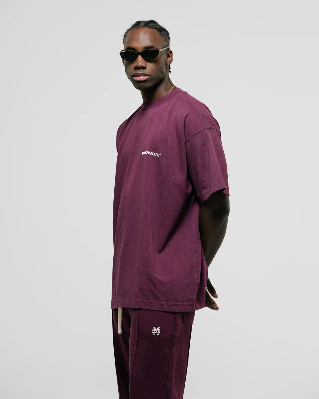 Monoic Camiseta Oversized Básica V3 - Burgundy