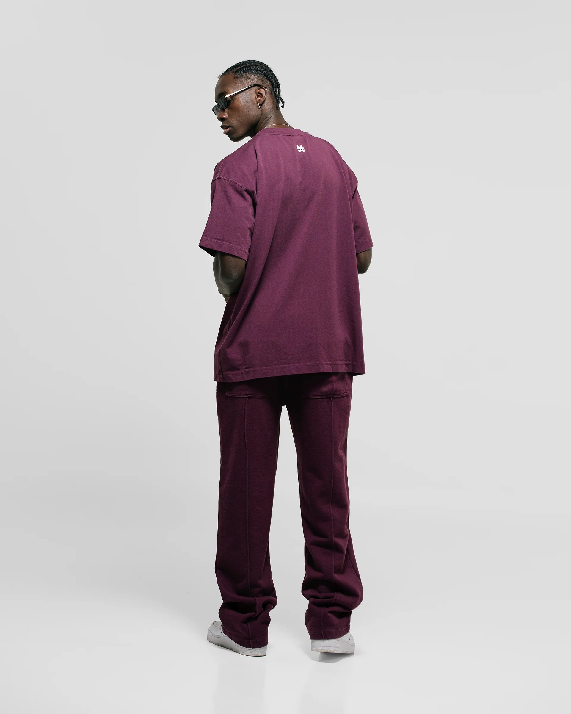 Monoic Camiseta Oversized Básica V3 - Burgundy