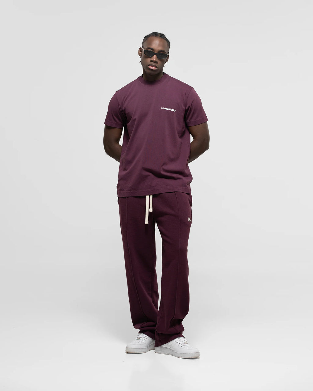 Monoic Camiseta Regular Fit Básica V3 - Burgundy