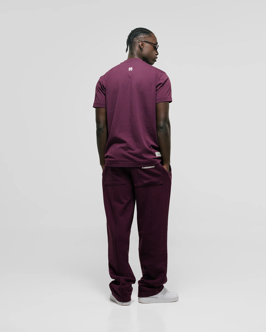 Monoic Camiseta Regular Fit Básica V3 - Burgundy