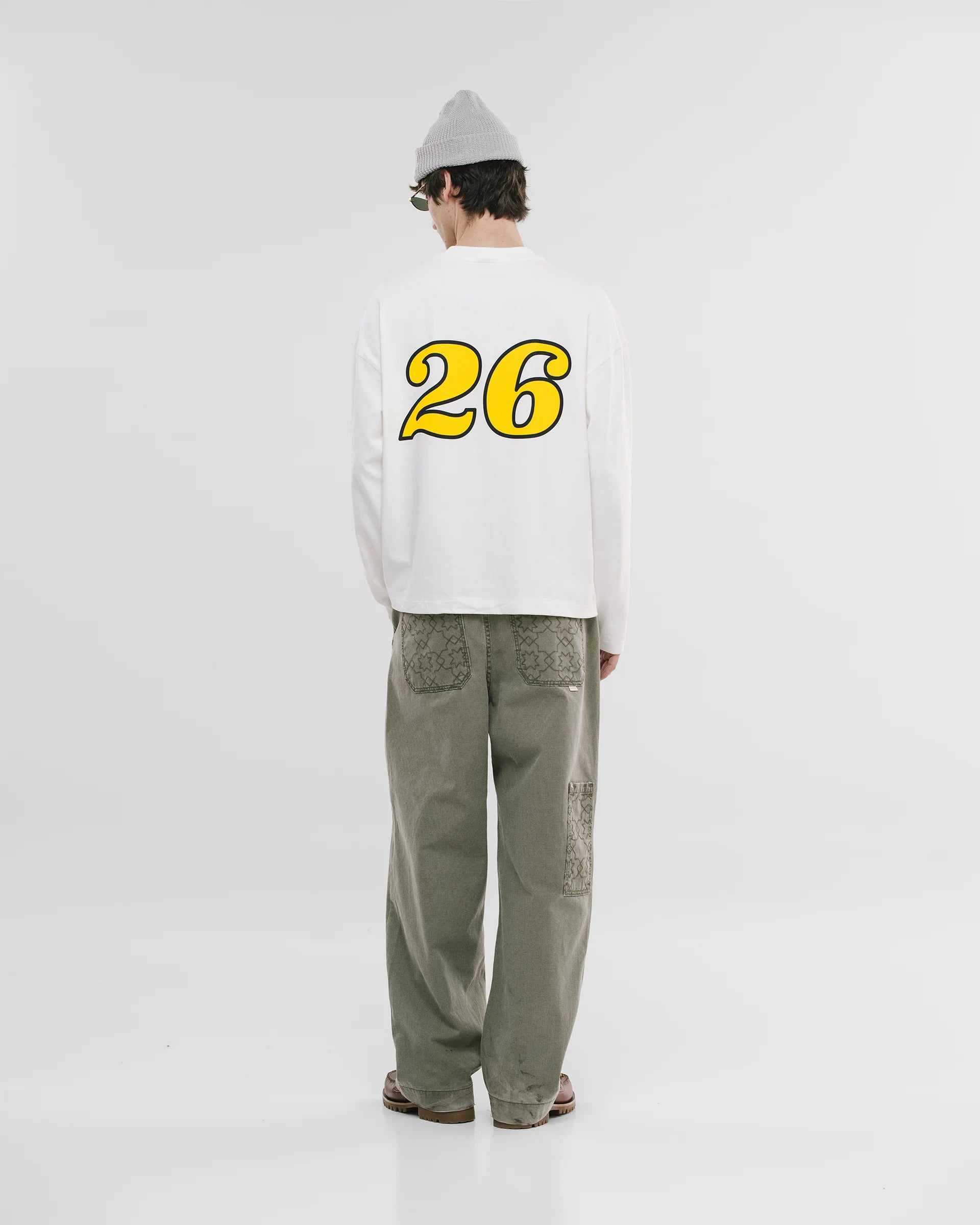Monoic Camiseta Boxy Fit Long-Sleeve 26 - Cloud Dancer (Exclusive)