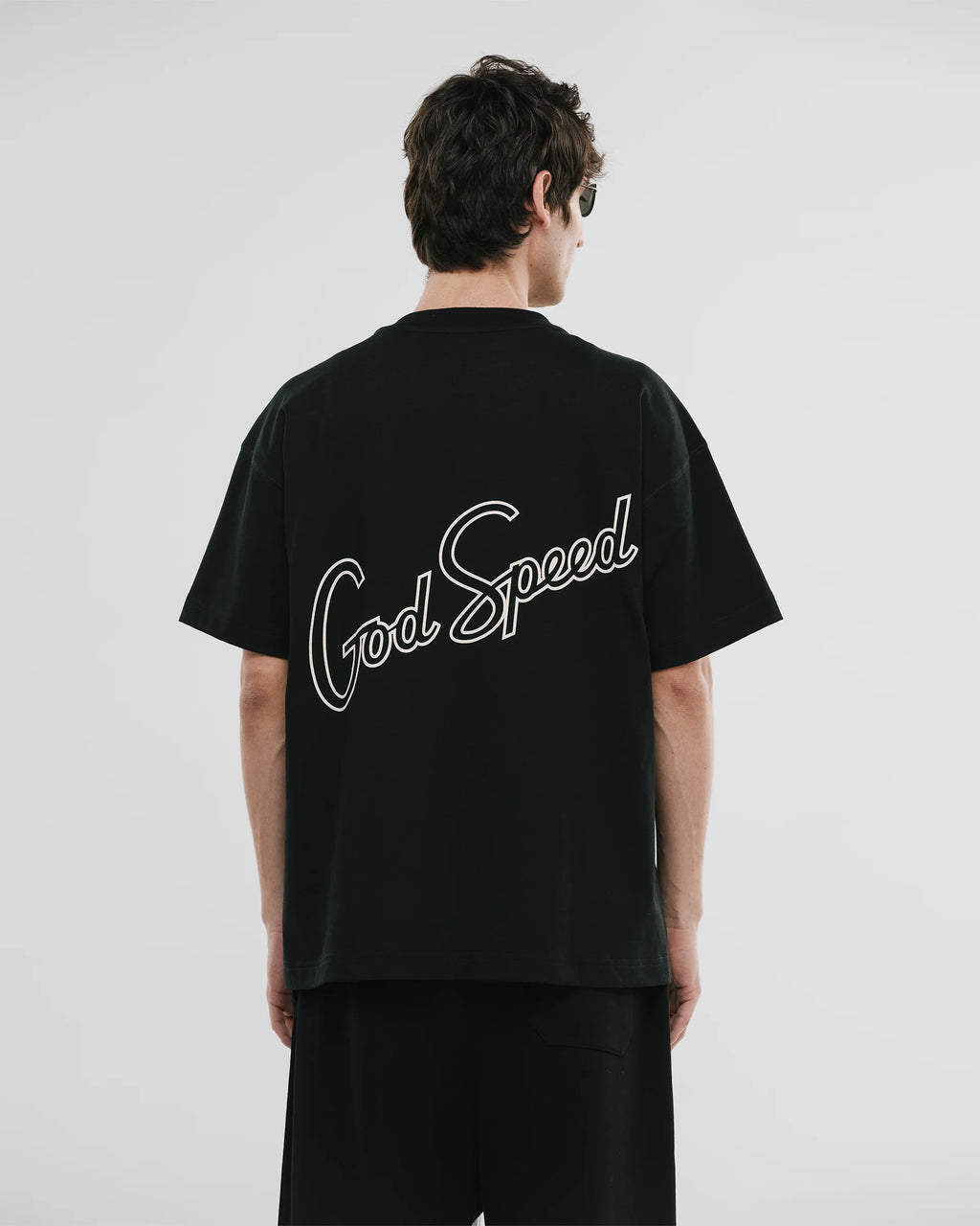 Monoic Camiseta Oversized Racing - Negro Oscuro