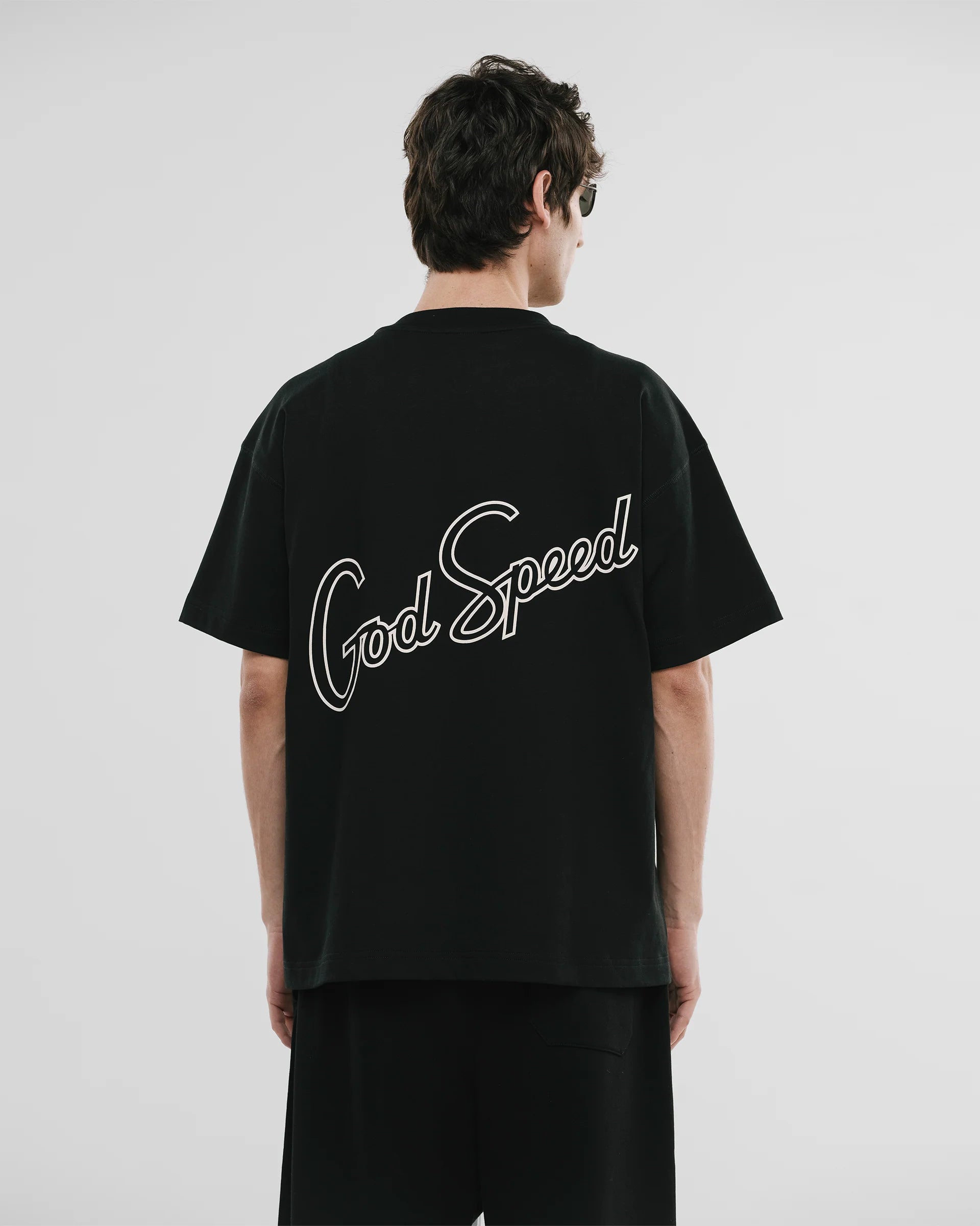 Monoic Camiseta Oversized Racing - Negro Oscuro