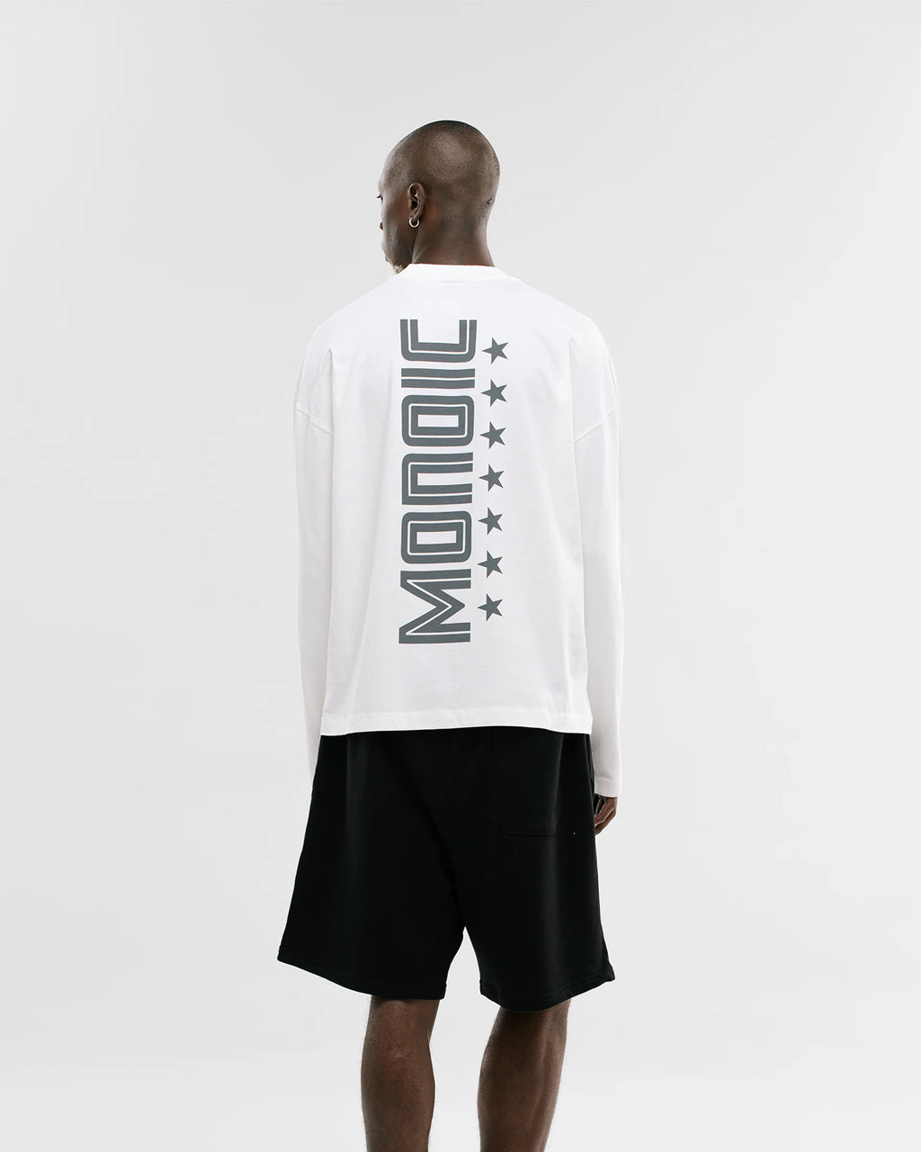 Monoic Camiseta Oversized Shield Long Sleeve - Off White