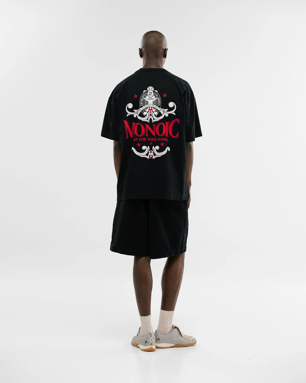 Monoic Camiseta Oversized Not For Your League - Negro