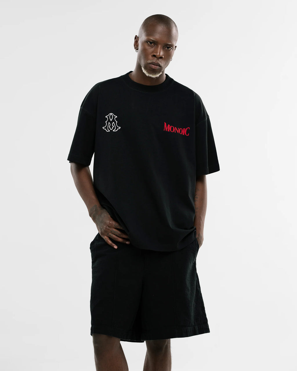 Monoic Camiseta Oversized Not For Your League - Negro