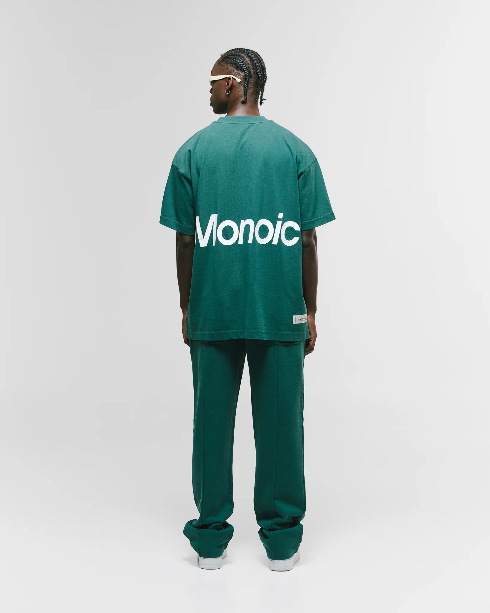 Monoic Camiseta Logo Oversized V4 - Forest Green