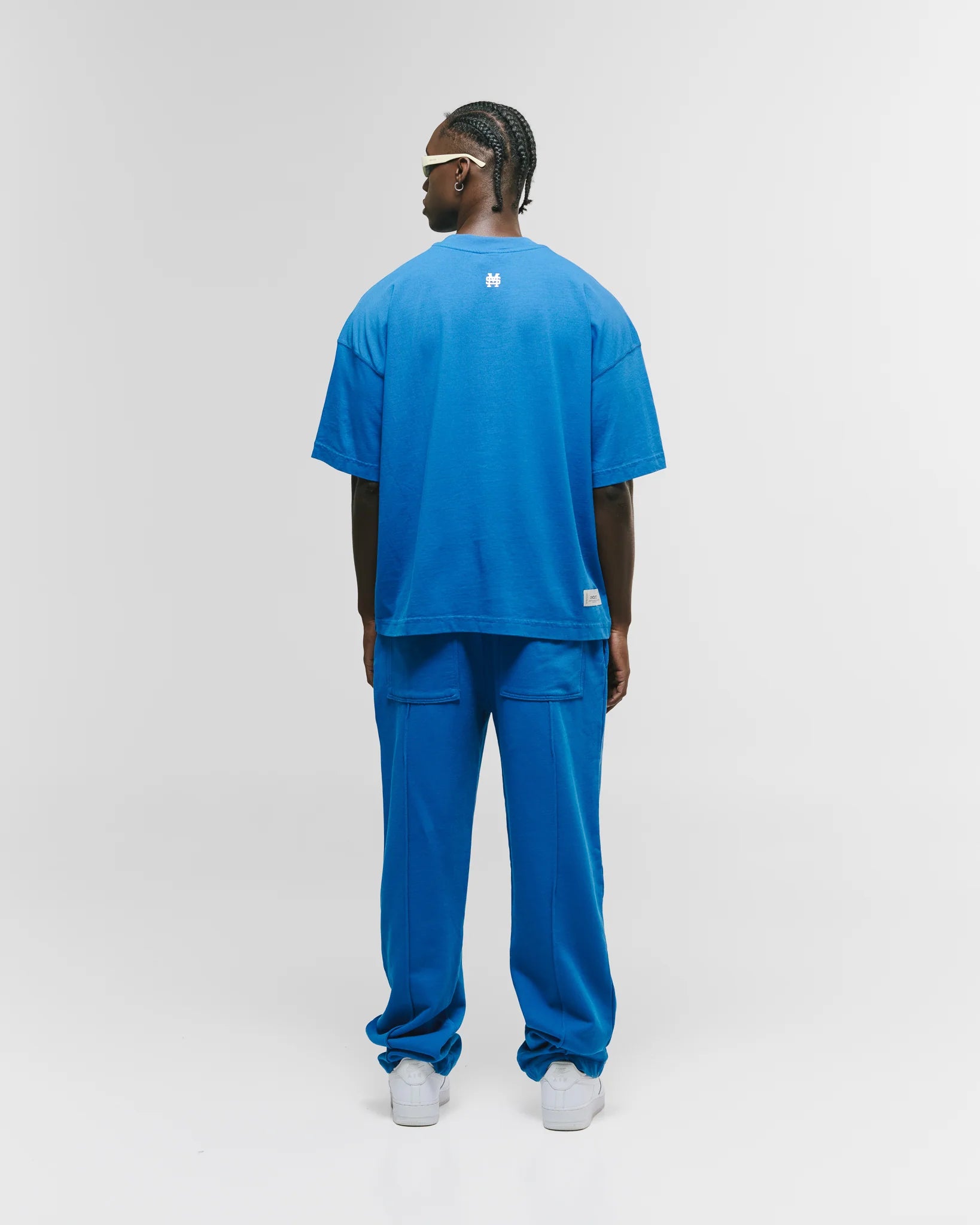 Monoic Camiseta Boxy Fit Básica V4 - Azul Cobalto