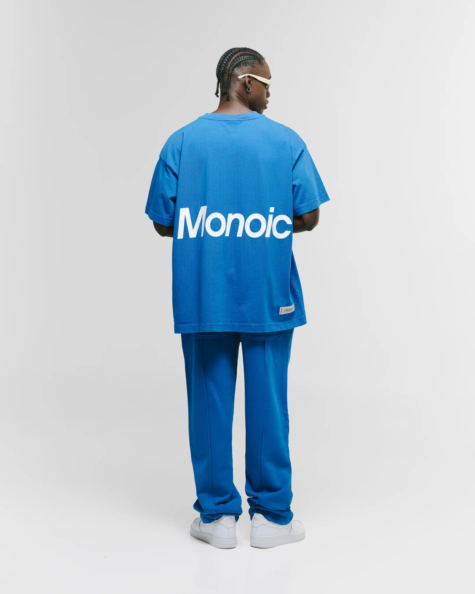 Monoic Camiseta Logo Oversized V4 - Azul Cobalto