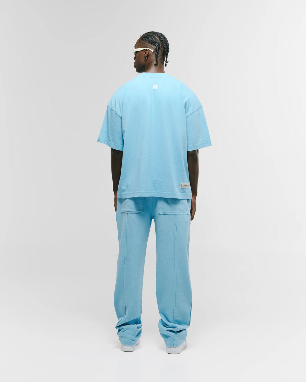 Monoic Camiseta Boxy Fit Básica V4 - Azul Claro