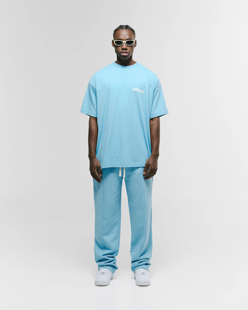 Monoic Camiseta Logo Oversized V4 - Azul Claro