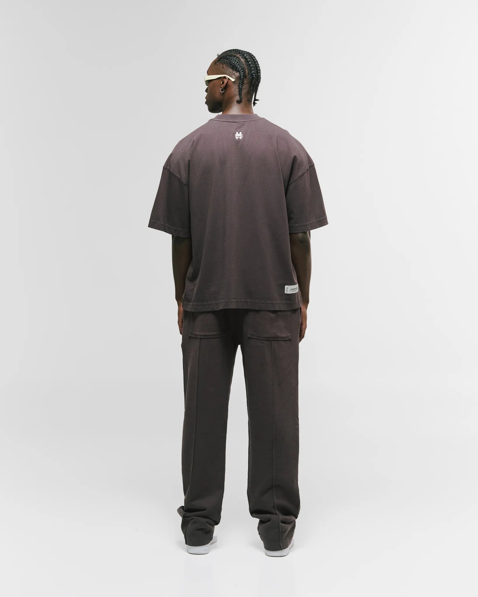 Monoic Camiseta Boxy Fit Básica V4 - Café Chocolate