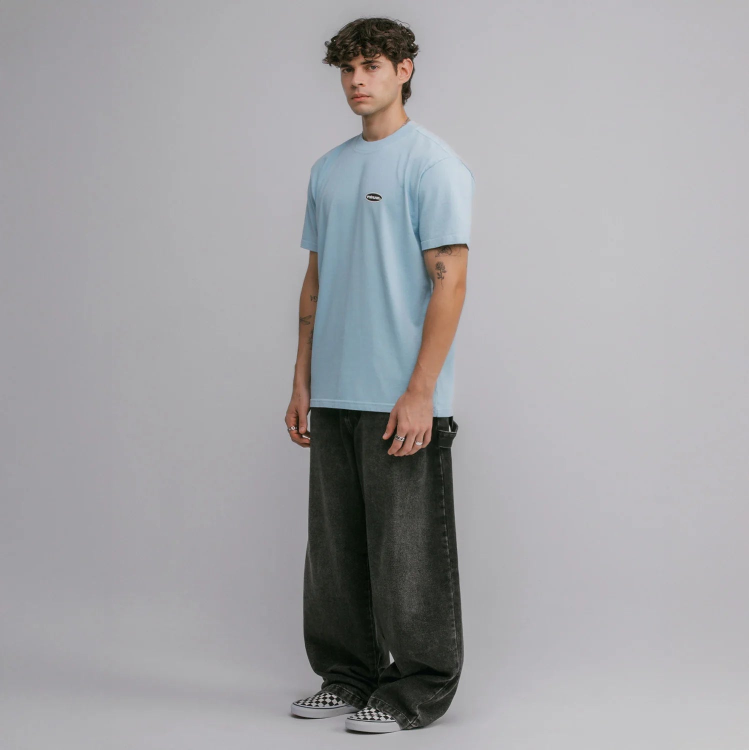 True moonlight regular t-shirt - pastel blue