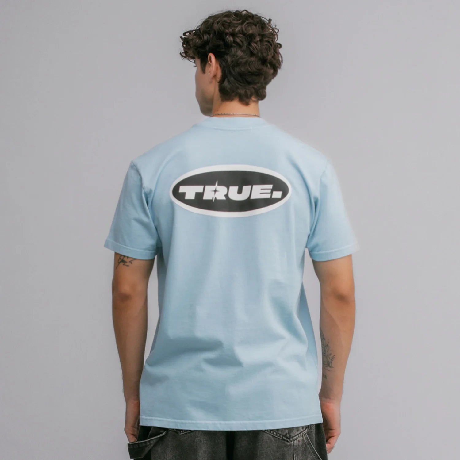 True moonlight regular t-shirt - pastel blue
