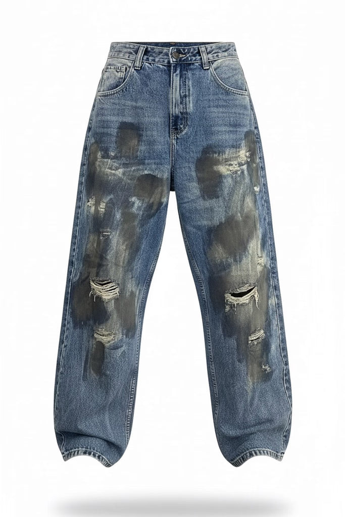 Saint Theory jean gris humo claro