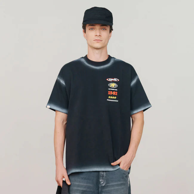 True No Finish Line Oversized T-Shirt - Black