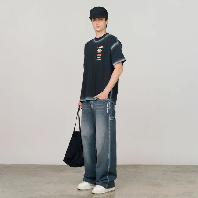 True No Finish Line Oversized T-Shirt - Black