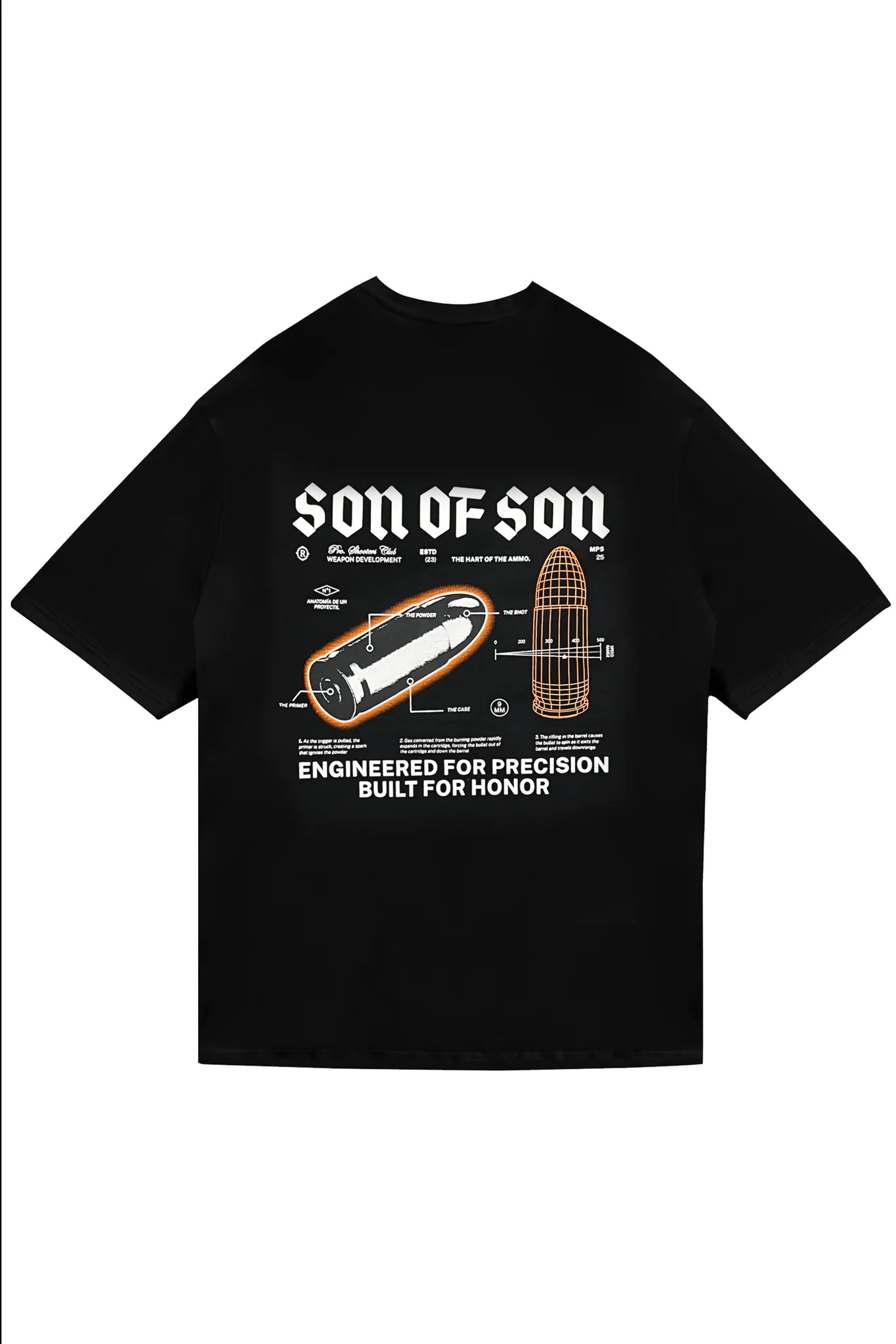Son Of Son Precision Division – Black Tee OT-114
