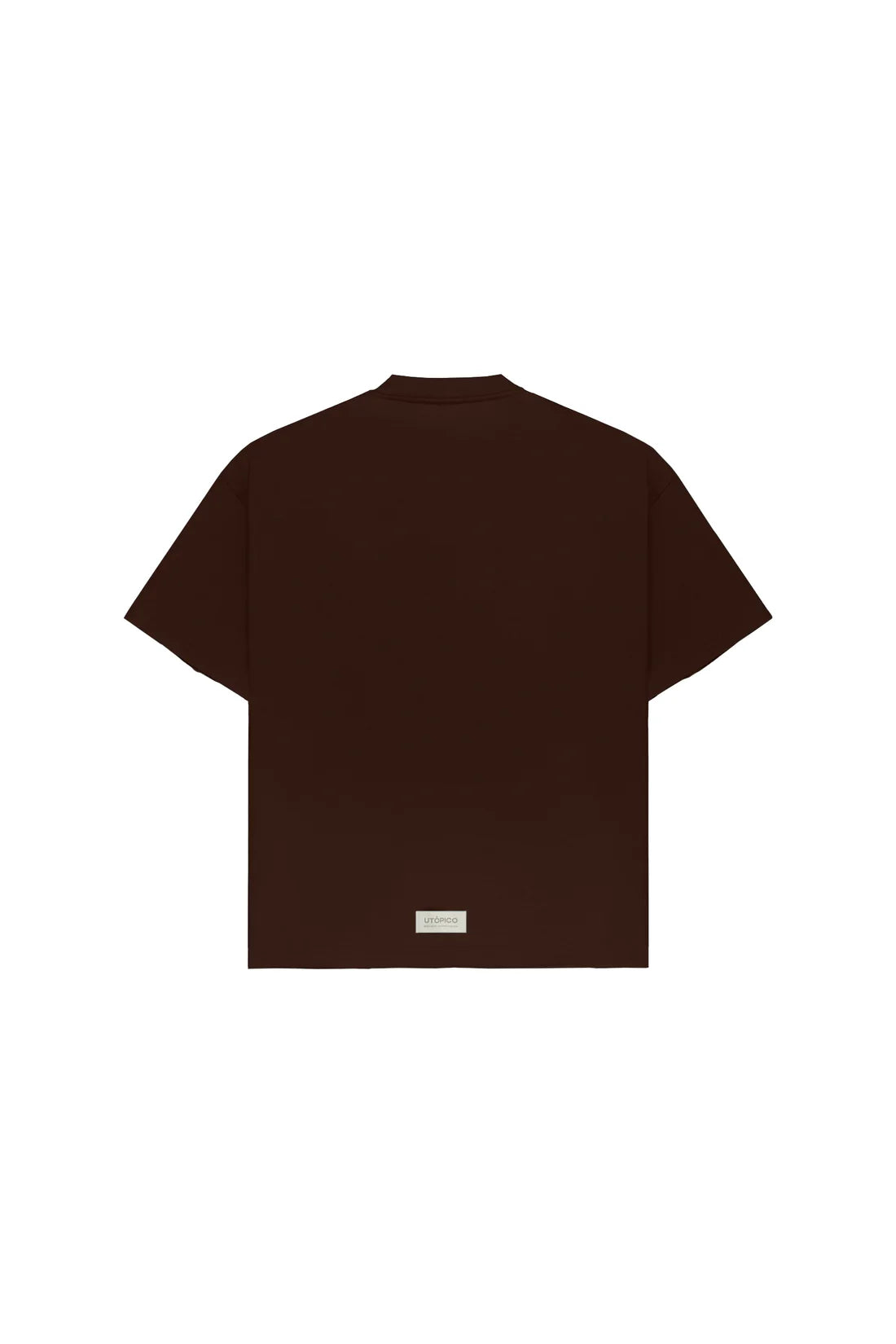 Utópico camiseta cafe - relaxed fit