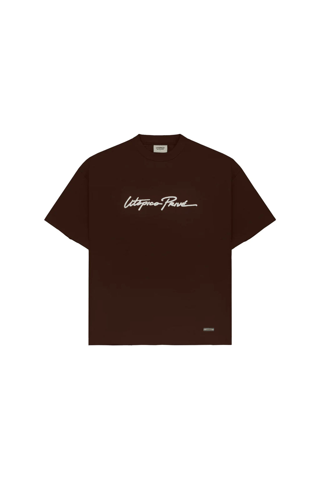 Utópico camiseta cafe - relaxed fit
