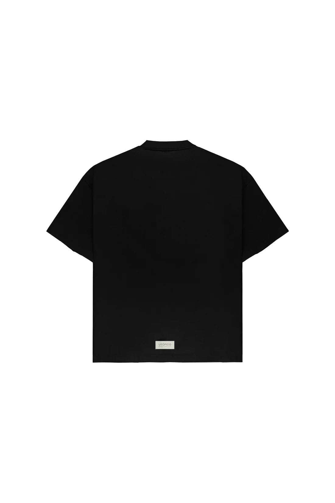 Utópico camiseta negra - relaxed fit