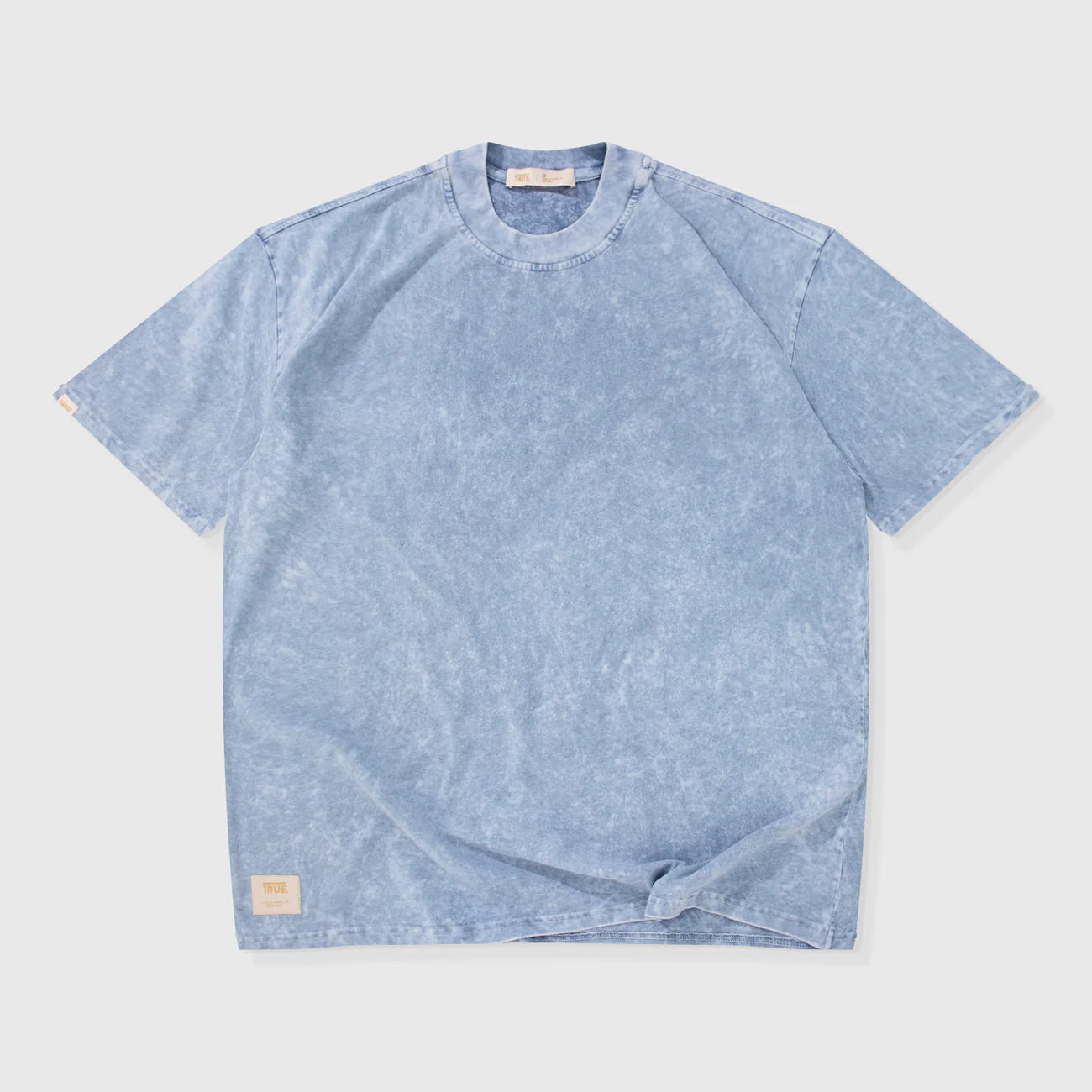 True Oversized Washed T- Shirt - Blue