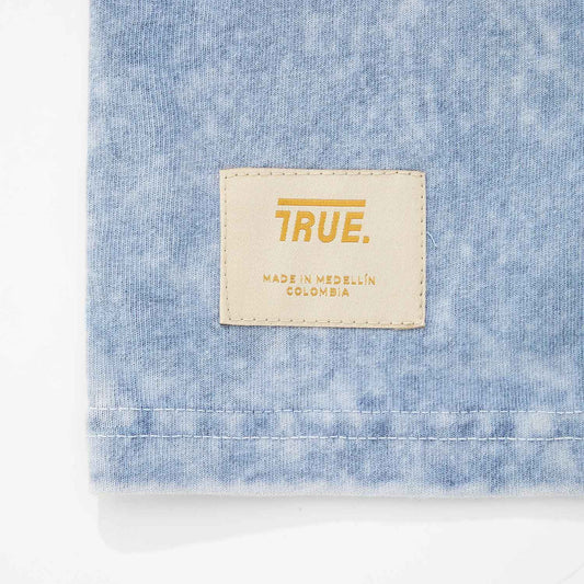 True Oversized Washed T- Shirt - Blue