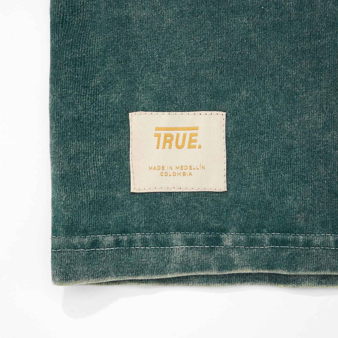 True Oversized Washed T- Shirt - Pine Green