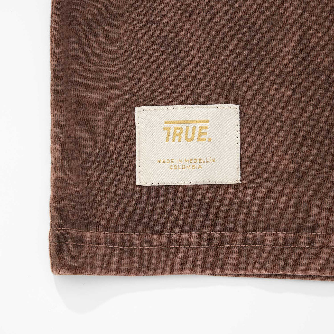 True Oversized Washed T- Shirt - Brown