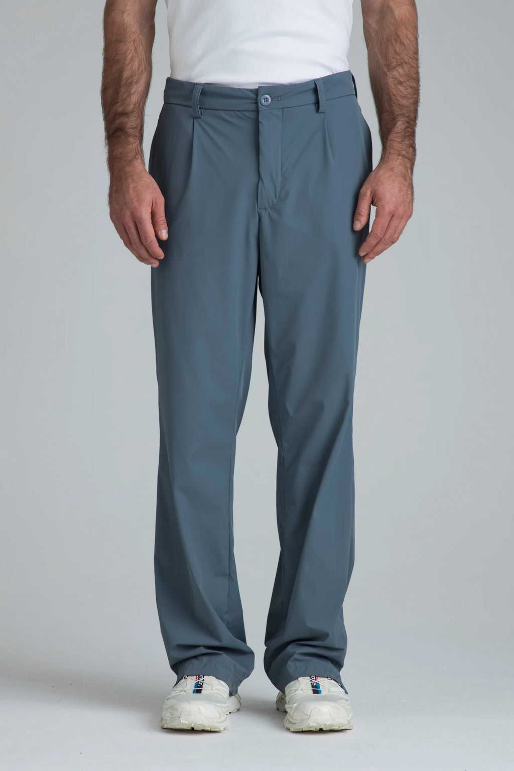 Remanence Pantalon Chino Zone Azul Grisaceo