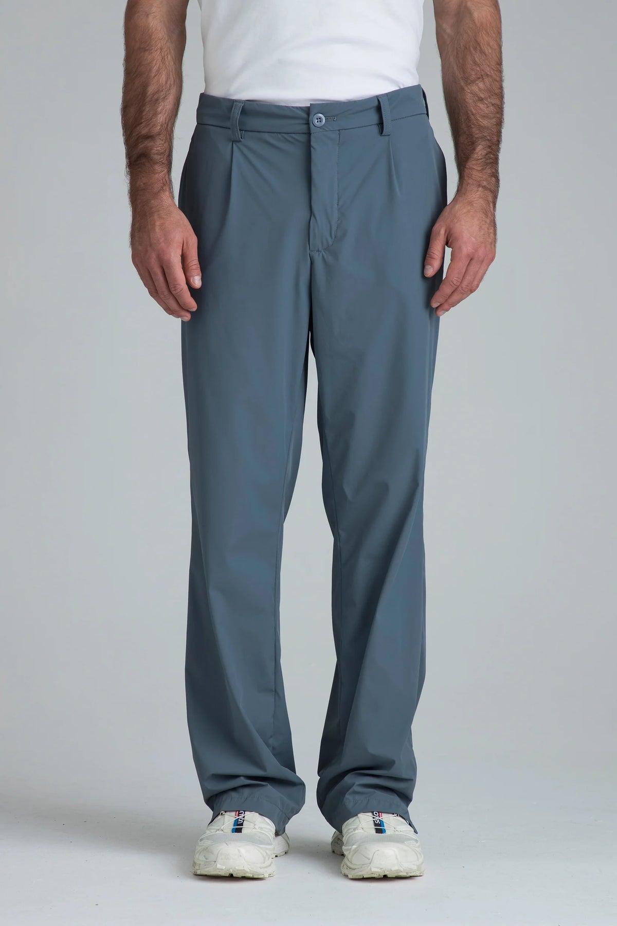 Remanence Pantalon Chino Zone Azul Grisaceo