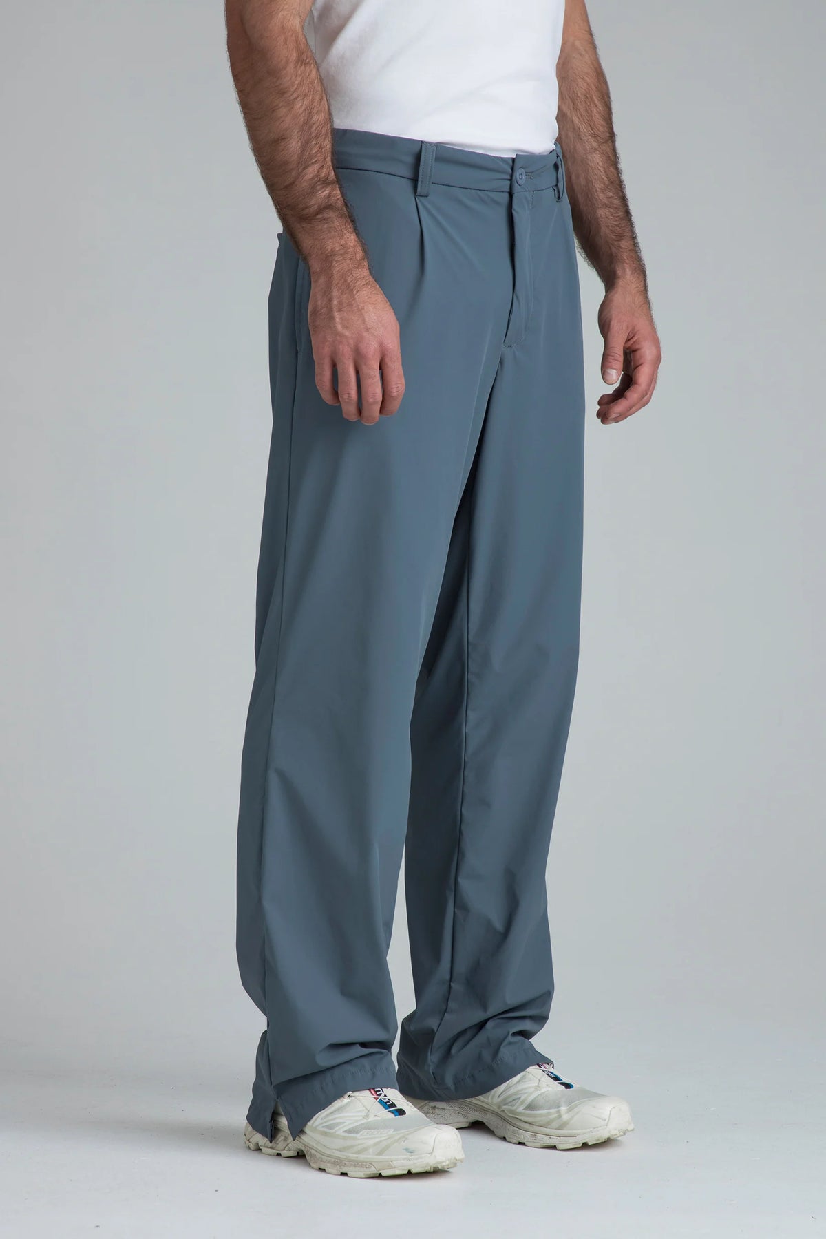 Remanence Pantalon Chino Zone Azul Grisaceo